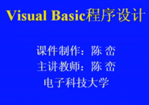 Visual Basic程序設(shè)計(jì)